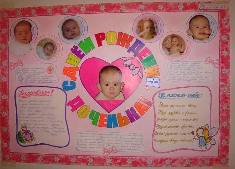 Плакат Поздравления Рождения Ребенка