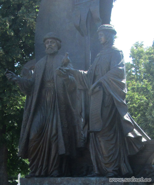Памятник Петру и Февронии, город Самара