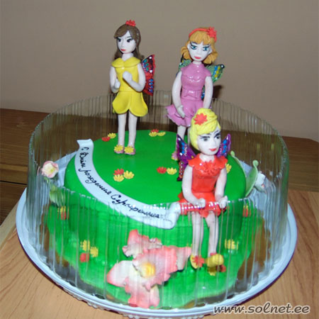Торт на трехлетие девочки