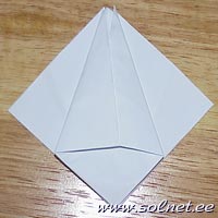 Оригами. Тюльпан из бумаги