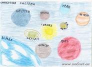 Наша солнечная система. Рисунки о космосе