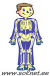 Скелетик костюм на Хеллоуин
