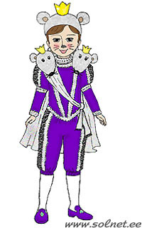 Карнавальный костюм Белый шахматный король