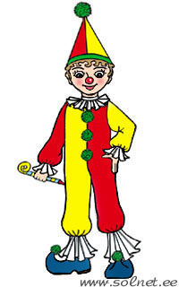 Карнавальный костюм Клоун, рост 110 см (Батик)