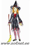 Ведьмочка костюм на Хеллоуин
