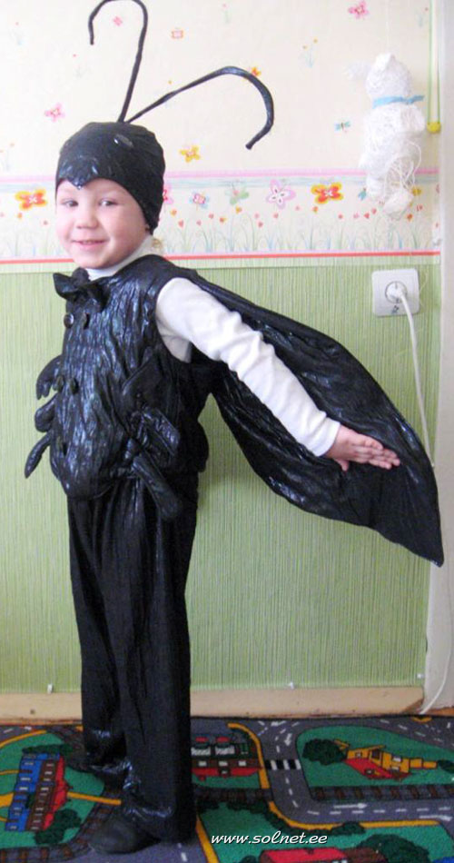 Карнавальные костюм для мальчика конь из бумаги