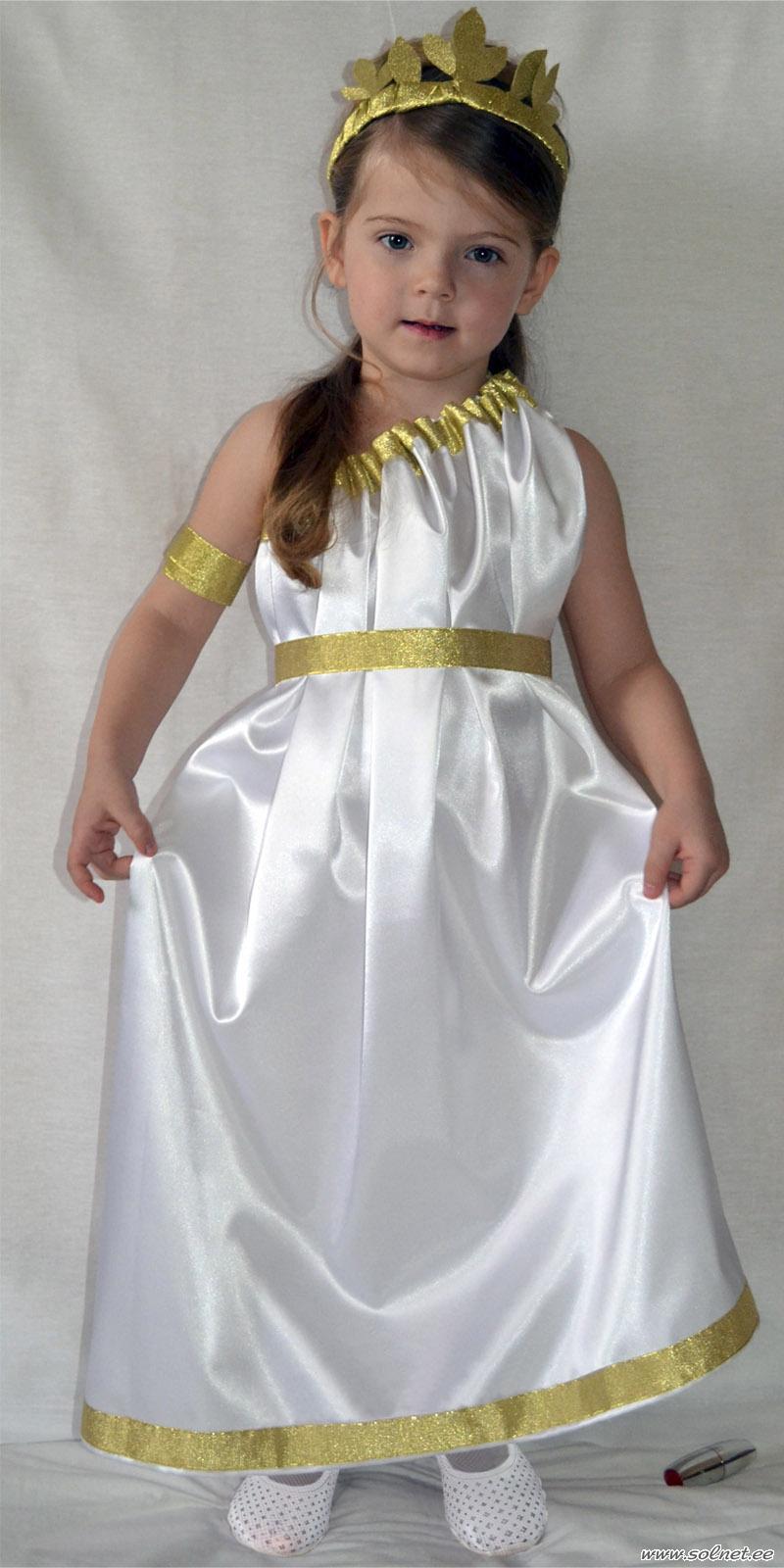 Греческое платье детское