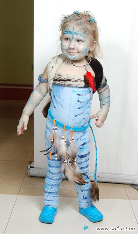 Карнавальный костюм Аватар девочки, без парика (87584)