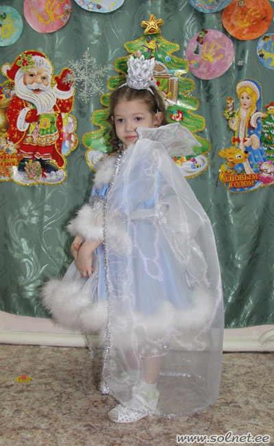 Платье снежной королевы