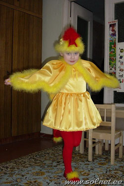 Шьем костюм цыпленка для девочки и мальчика своими руками