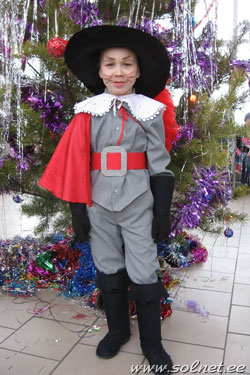 Карнавальный костюм КОТ В САПОГАХ малый, на рост 104-116 см, 3-5 лет, Бока