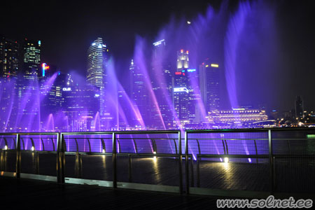 Сингапур, лазерное шоу