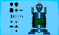Развивающая компьютерная игра Конструктор Роботы