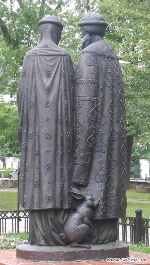 Памятник Петру и Февронии, город Пермь