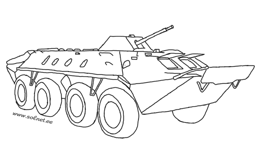 БТР-70, бронетранспортёр