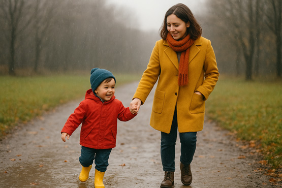 Прогулки в ноябре: зачем выходить, если на улице слякоть?