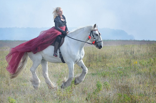 Сказка про писательницу и принца на белом коне