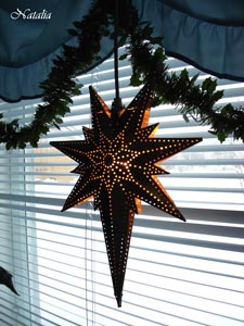 Рождественское украшение - tahti - звезда.