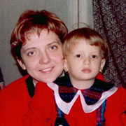 Ирина Глебус с дочкой