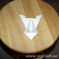 Оригами. Лягушка из бумаги