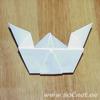 Оригами. Лягушка из бумаги