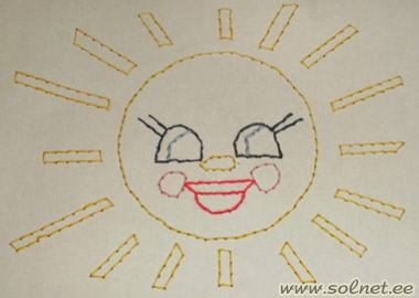 Солнечный портрет в подарок, мастер-класс