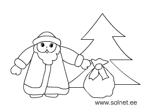 Рисуем Деда Мороза. Шаг 8