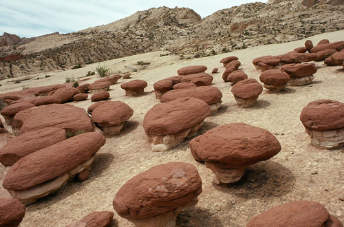 Каменные грибы (штат Юта, США). Занимательная физика