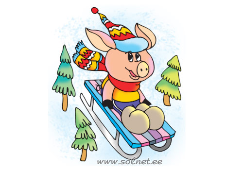Свинка - символ года Стихи для открытки