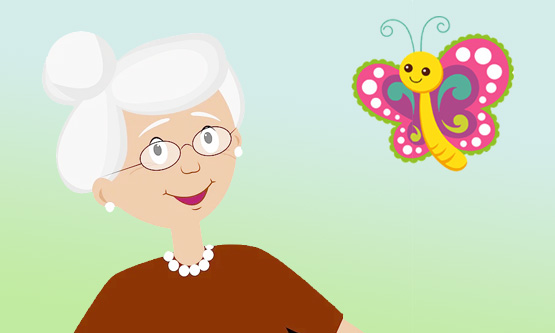 Бабушки и бабочки. Стихи на День пожилого человека